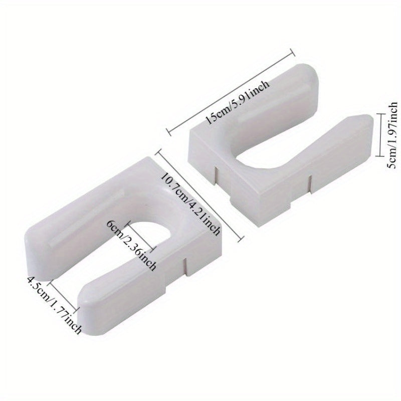 1 Pair Self-Adhesive Slipper Rack - Easy Install, No-Drill Wall Mounted Boot & Shoe Holder for Entryway, Bathroom - Space-Saving Plastic Organizer with Draining Shelf, Ideal for Home & Dorm, Entryway Organizer|Nodrill Installation|Spacesaving Design